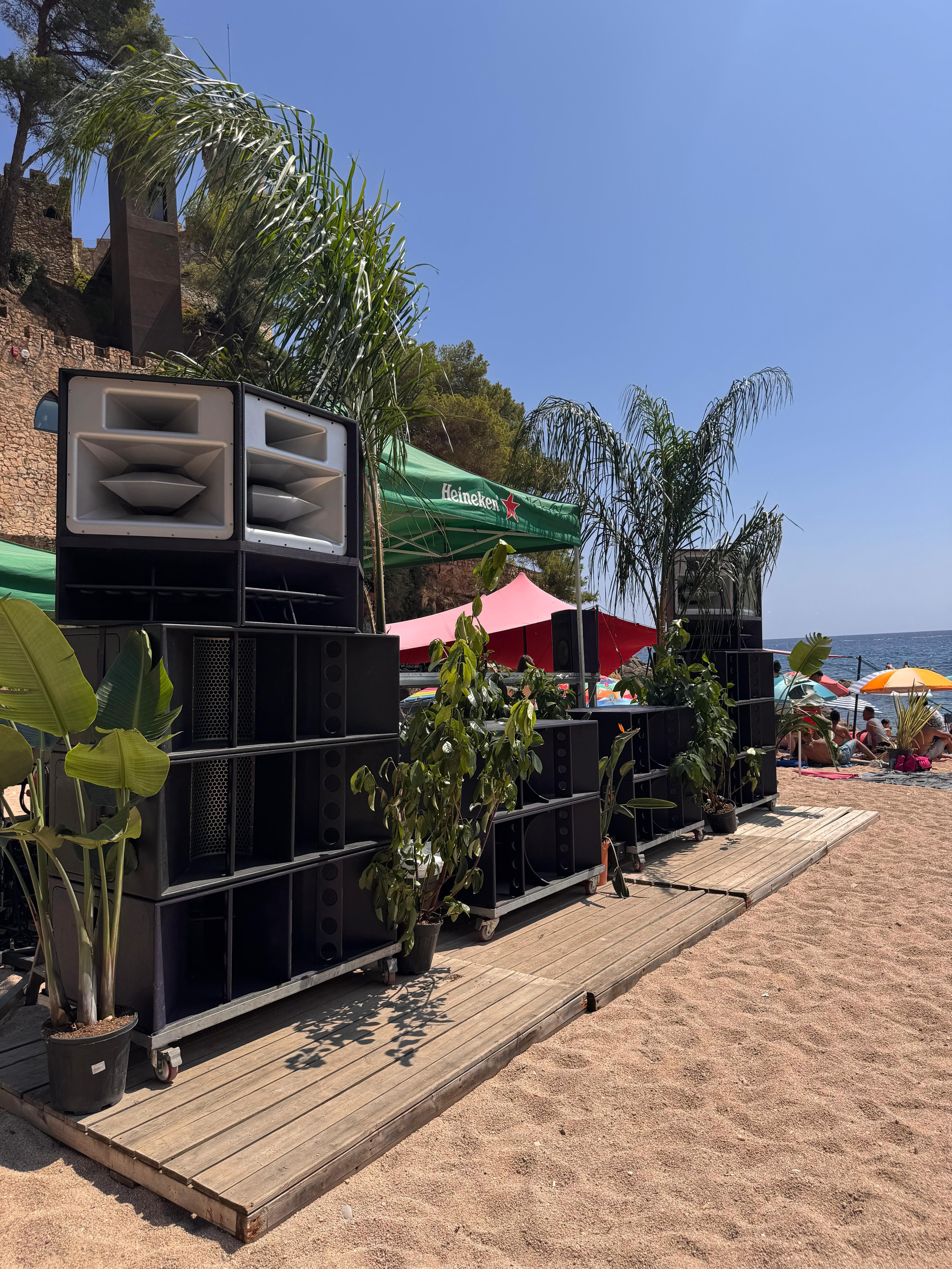 Evento en la playa