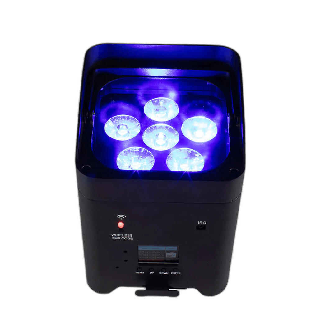 Alquiler de PAR LED inalámbrico  RGBWA para eventos en Barcelona - Kronos Rent Audio